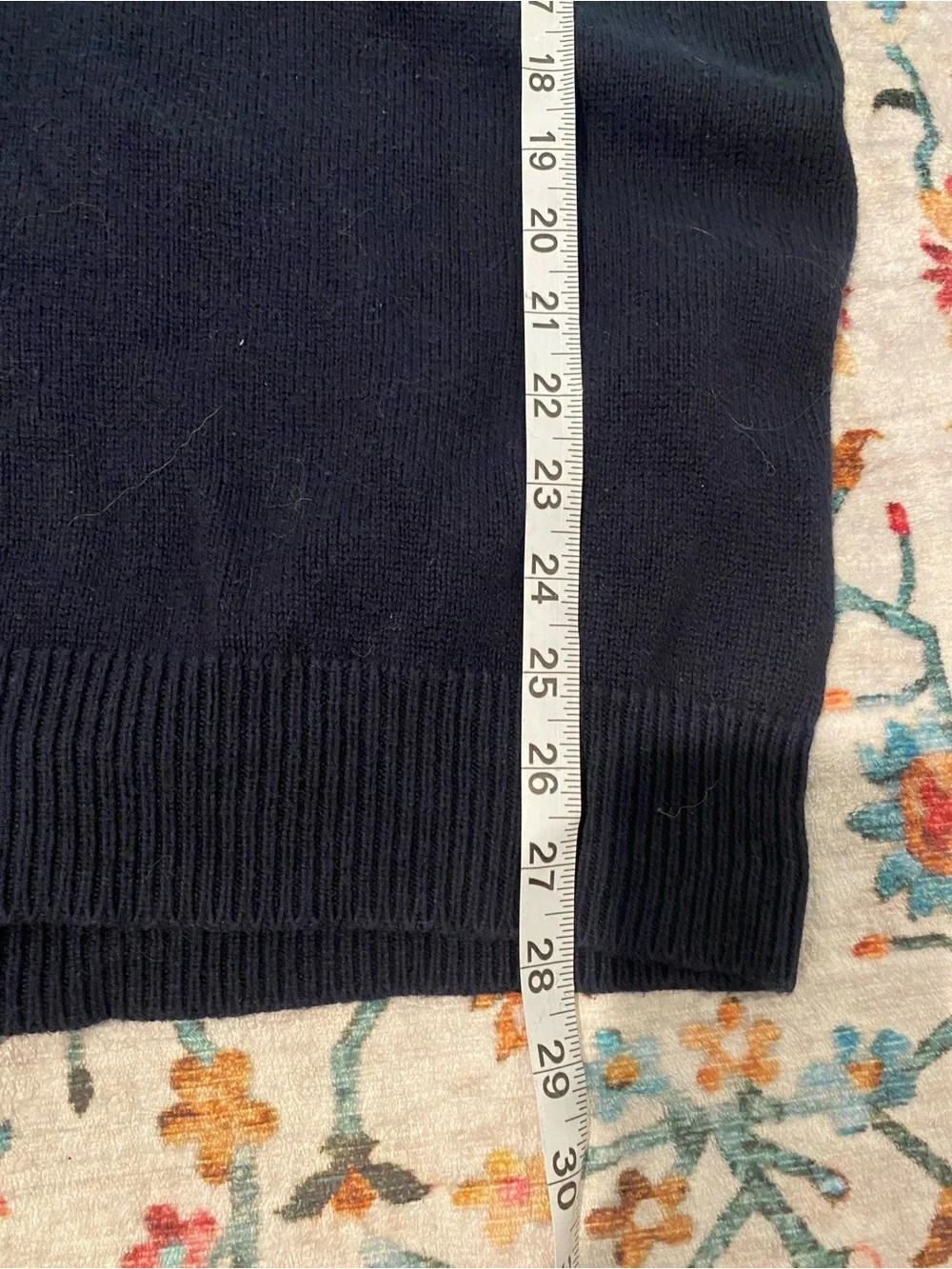 J. Crew Navy Zip-Front Mock Neck Sweater